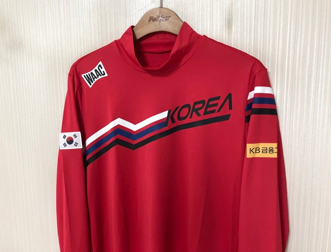 왁(WAAC)골프 국대KOREA 골프국대 긴팔골프셔츠 XL(여성) 상품이미지5