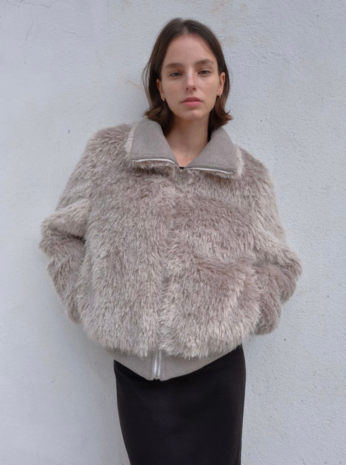 소플러 퍼 자켓 상품이미지2