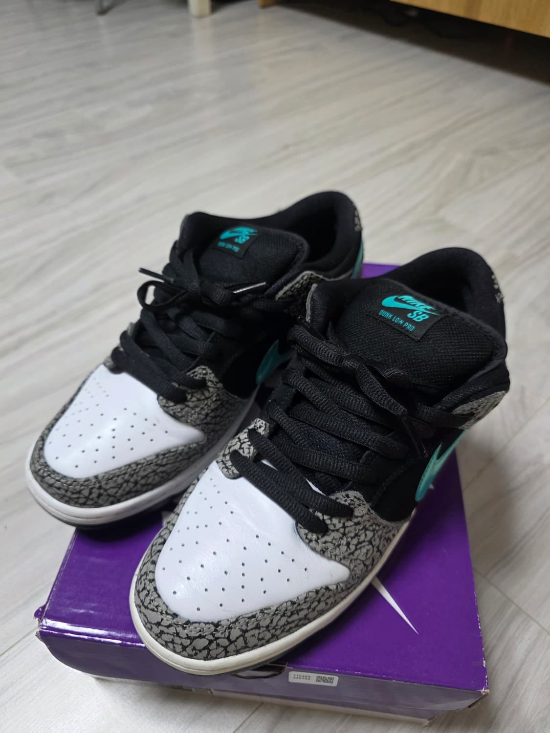 [275] 나이키 sb 덩크로우 프로 클리어 제이드  상품이미지3