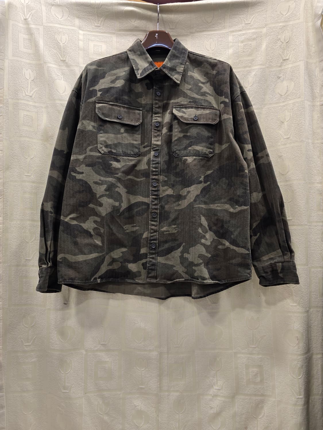 테이크이지 TAKEASY 카모플라쥬 셔츠  남방 90~95 상품이미지1
