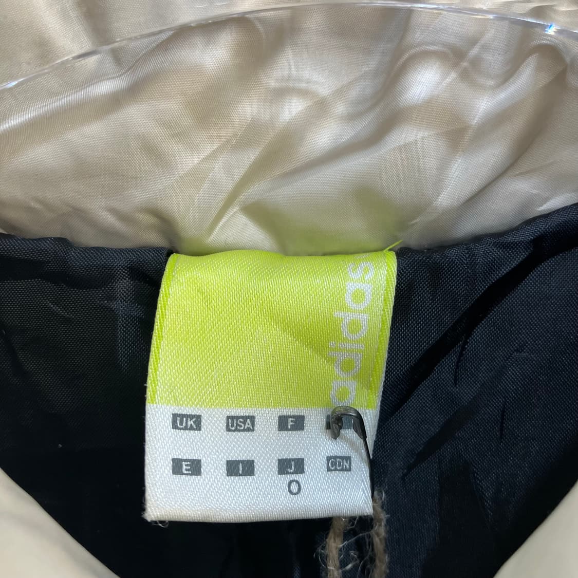 아디다스 삼선 패딩 점퍼 아이보리  상품이미지2