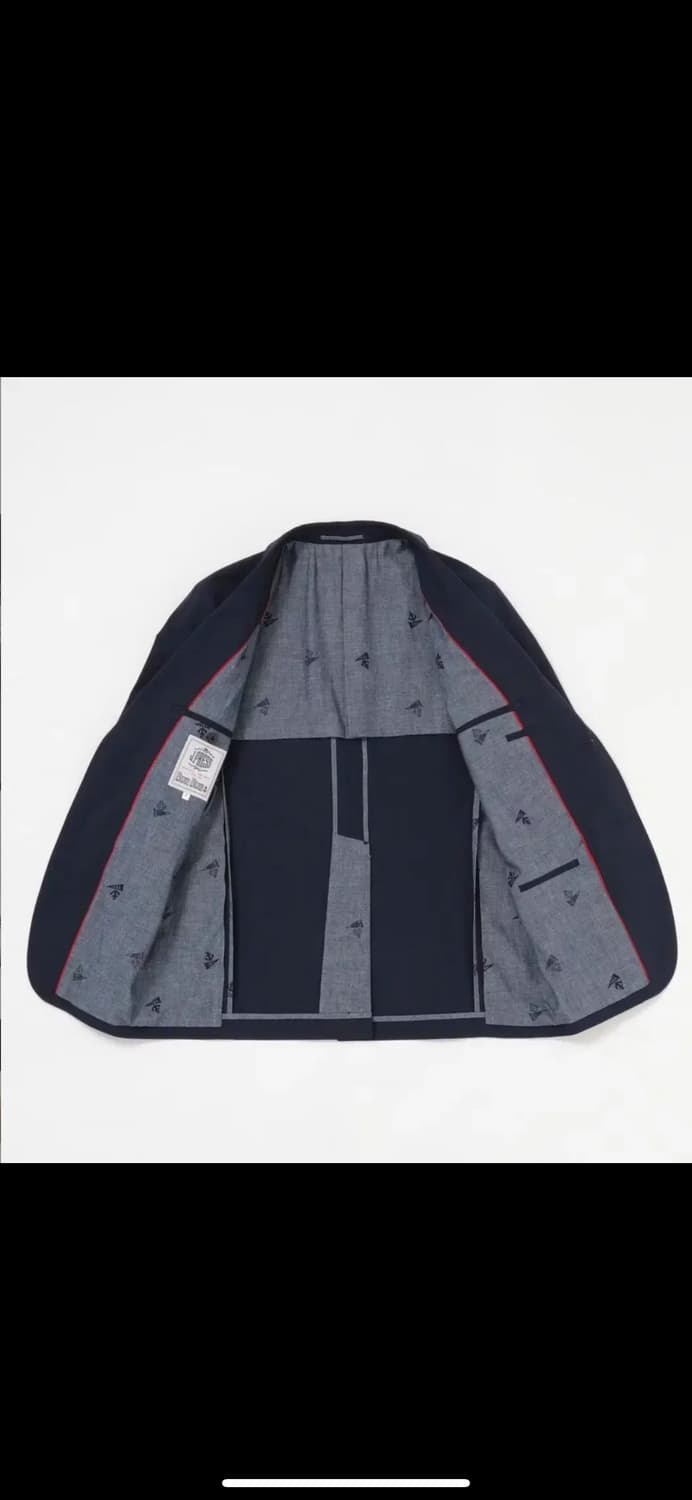 jpress x blue blue 콜라보 네이비 블레이저 상품이미지5