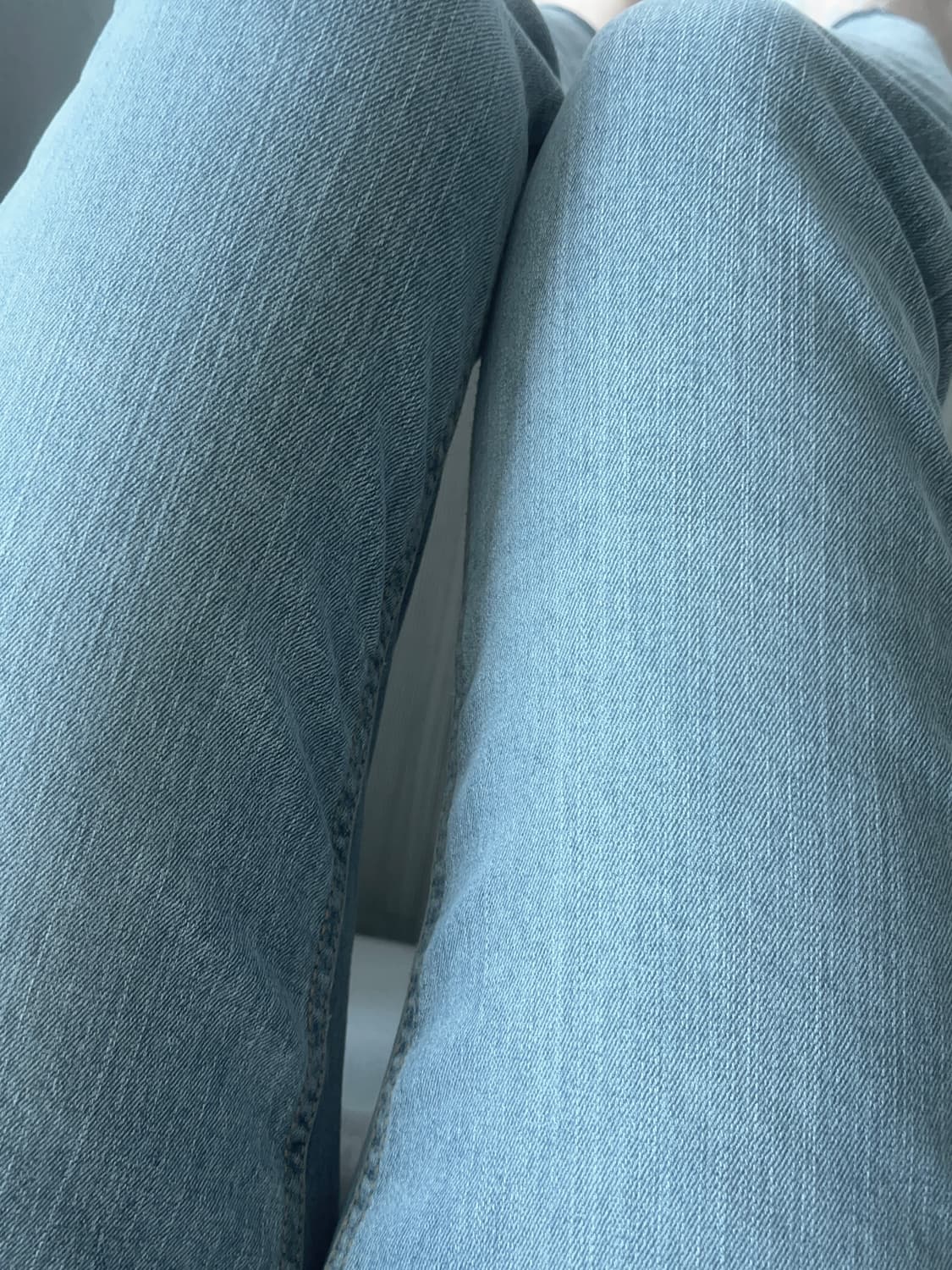 미사용 | 총기장 88 연청 스키니 S 상품이미지1