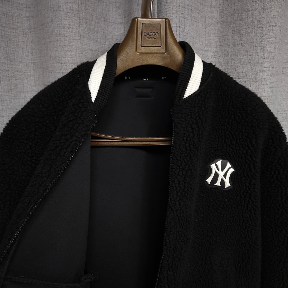 95-100 ) MLB 뉴욕 양키스 뽀글이 오버핏 자켓 상품이미지4