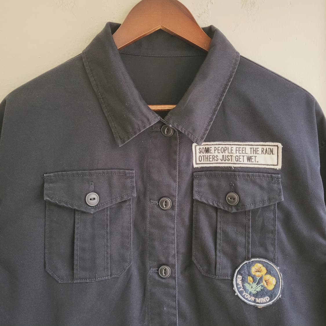 딥네이비 와펜 워크자켓 상품이미지3