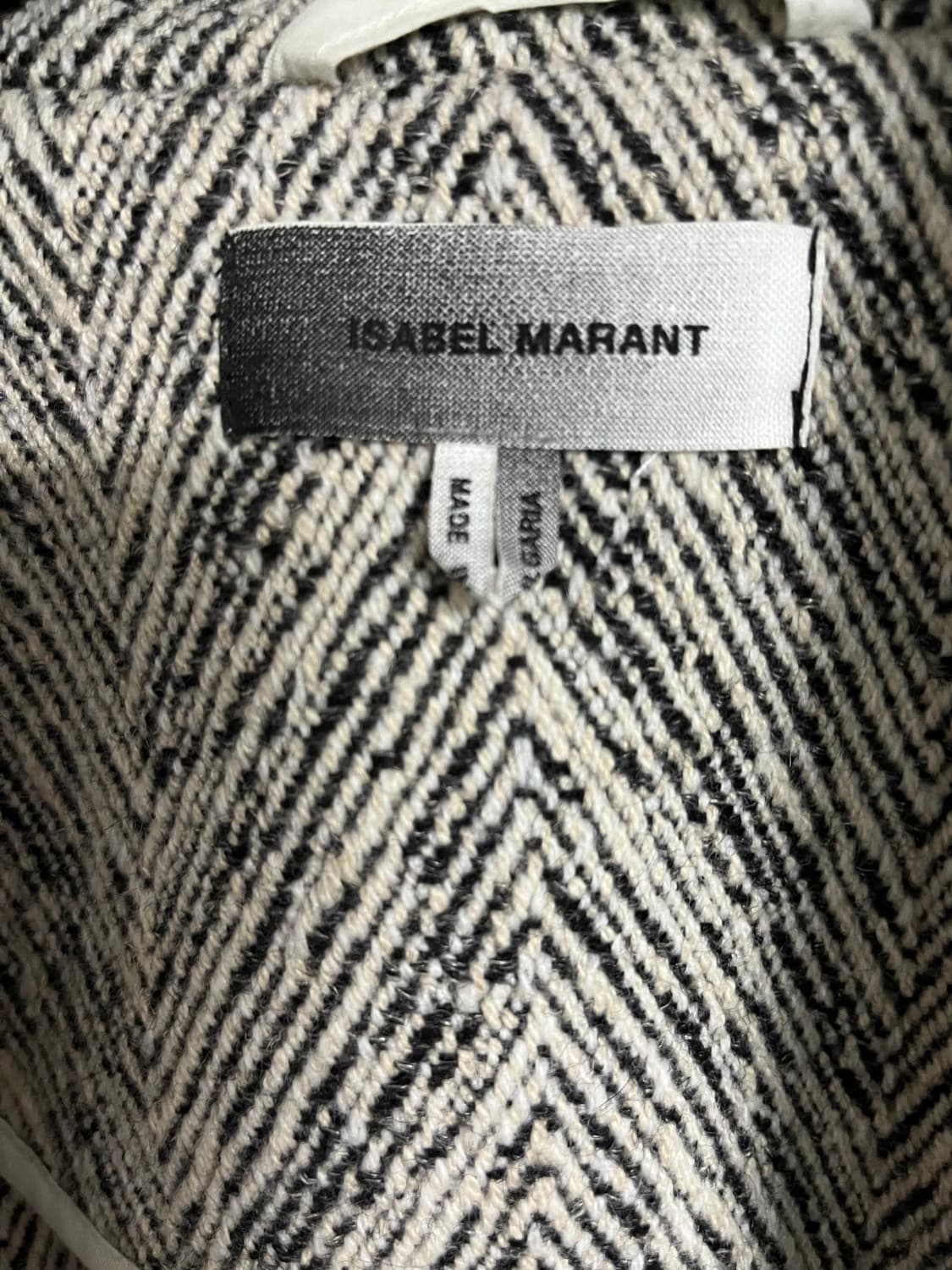 Isabel Marant 남성 헤링본 코트 상품이미지3