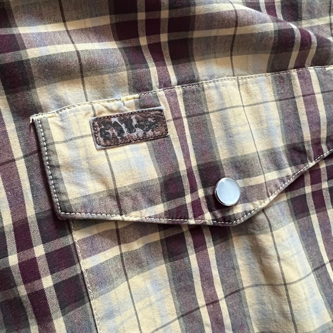 [CARHARTT] 칼하트 스냅버튼 체크패턴 셔츠 상품이미지3