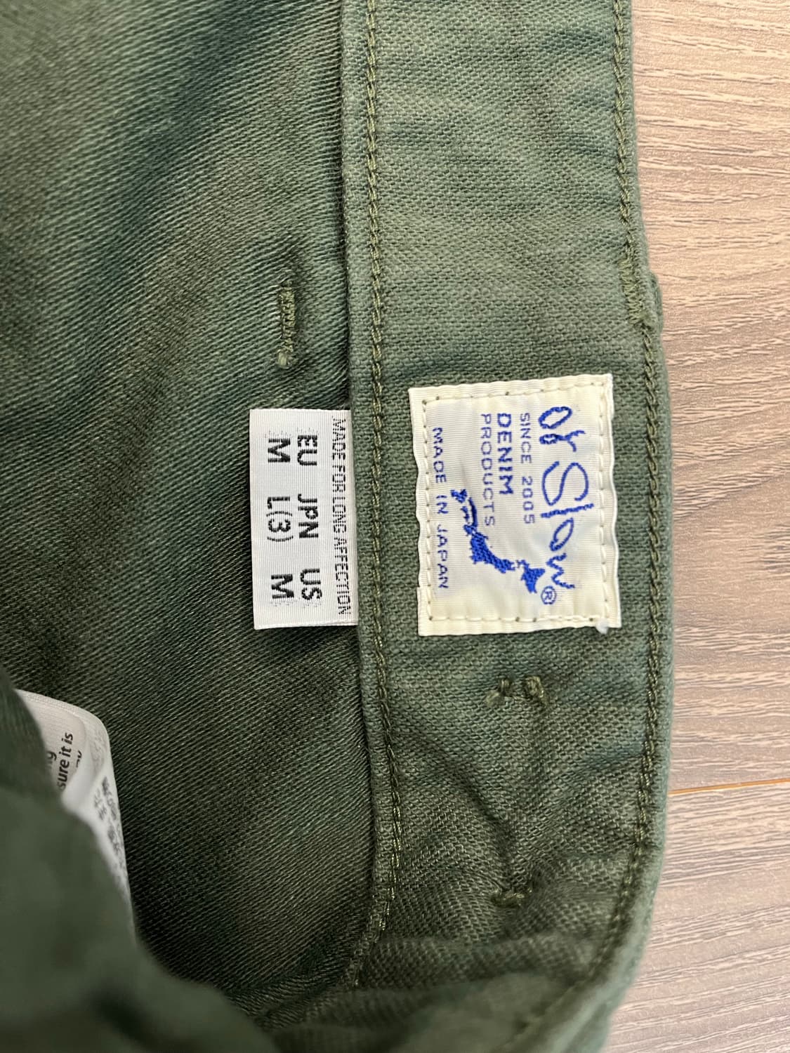 오어슬로우 퍼티그 팬츠 3사이즈 레귤러핏 상품이미지2