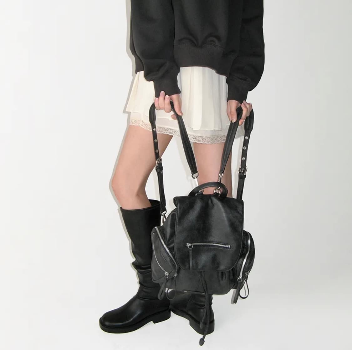 썬번프로젝트 투웨이 오프백 블랙 TWO-WAY OFF BAG 상품이미지1