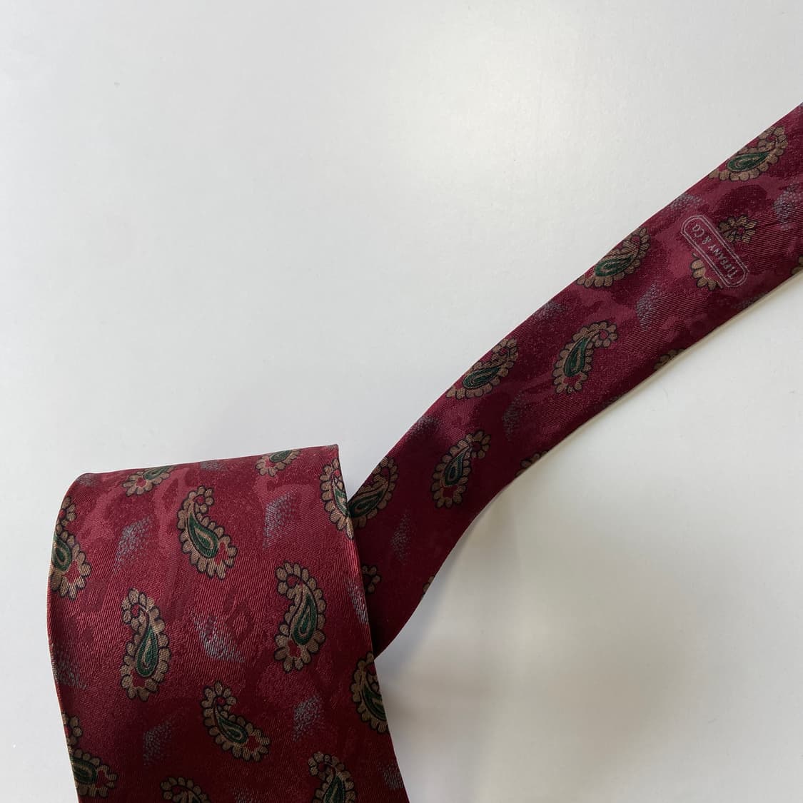 티파니앤코(tiffany&Co) 명품 정품 페이즐리 넥타이 상품이미지5