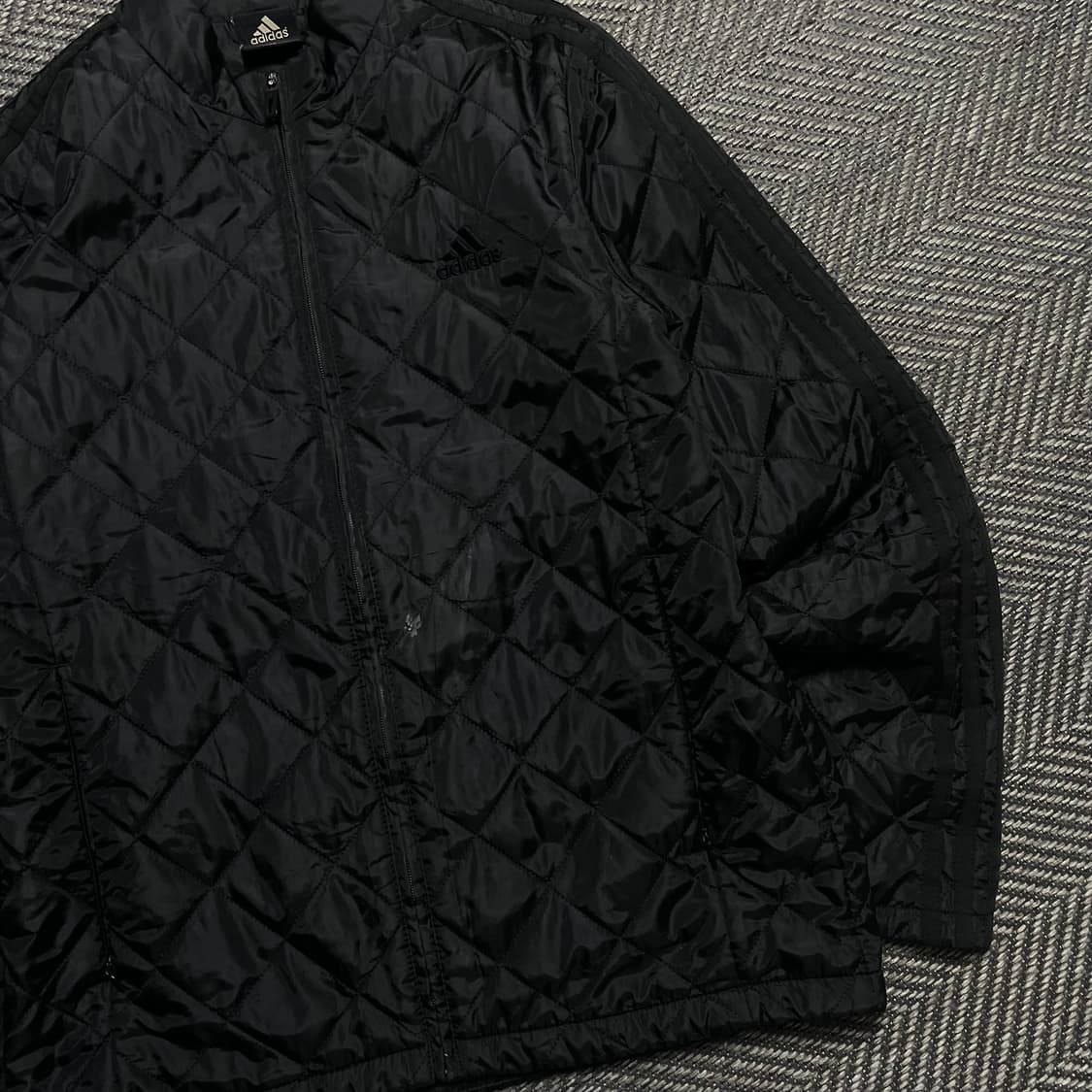 00s 아디다스 경량 퀼팅 점퍼 자켓 블랙o 5306 상품이미지2