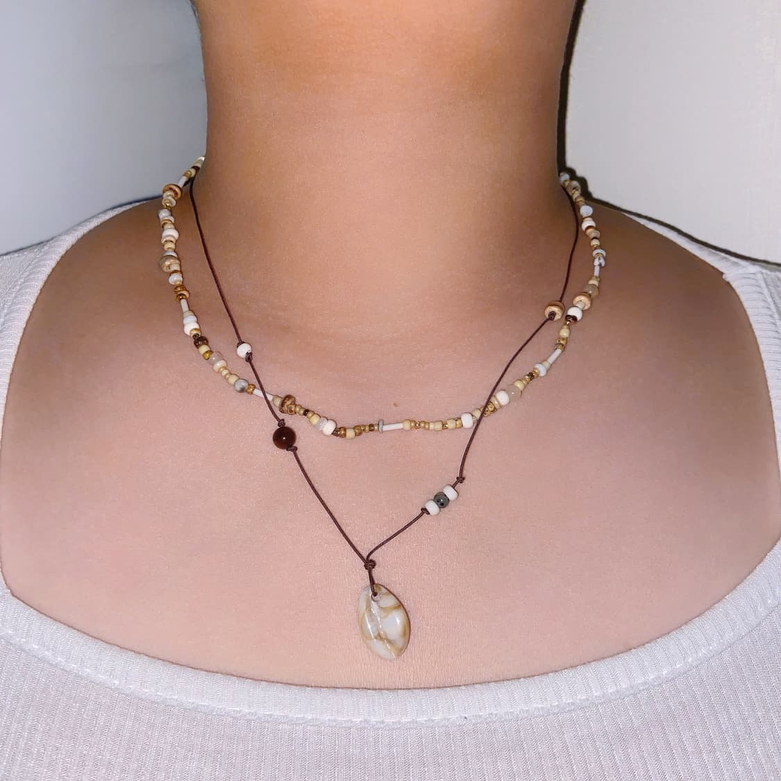 Gravel_Riverbed Necklace 상품이미지2
