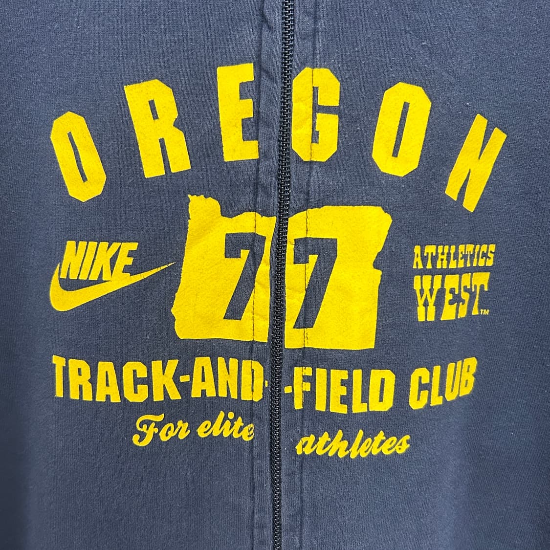 빈티지 나이키 오리건 애슬레틱스 웨스트 후드집업 상품이미지3
