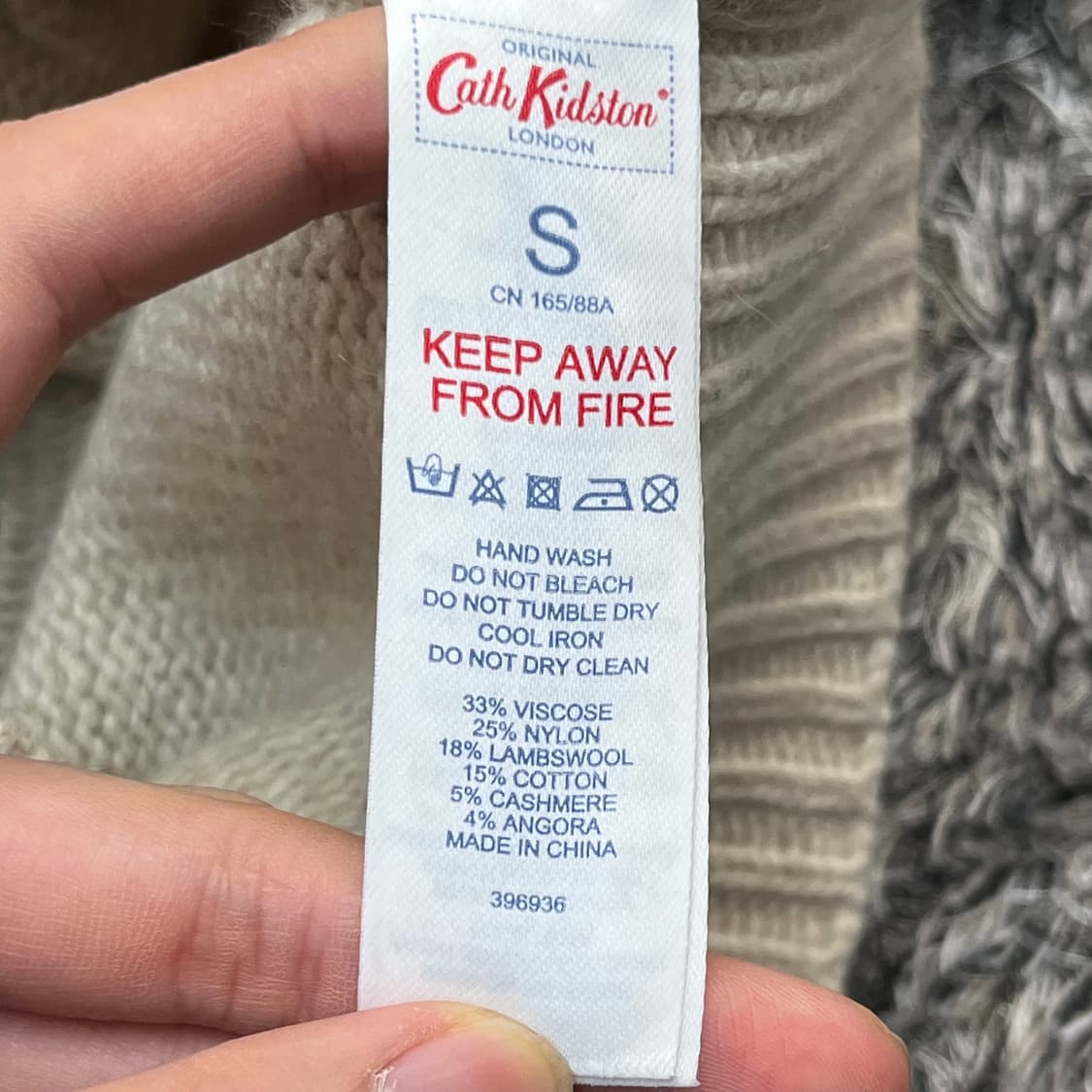 캐스키드슨 여성 램스울 가디건 (S) 상품이미지4