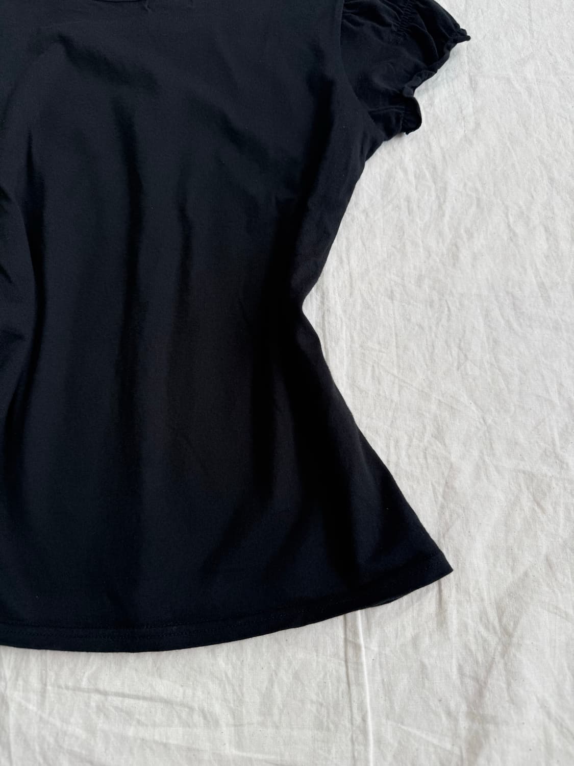 바비 갸루 로걀 딱붙 반팔탑 상품이미지7