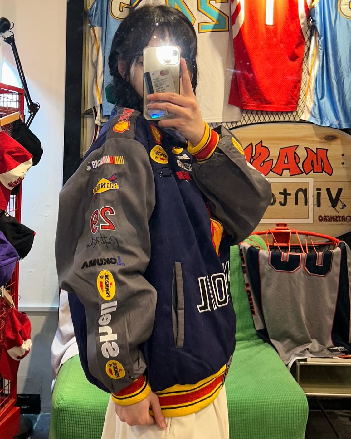 PENNZOIL navy racing jacket 상품이미지2