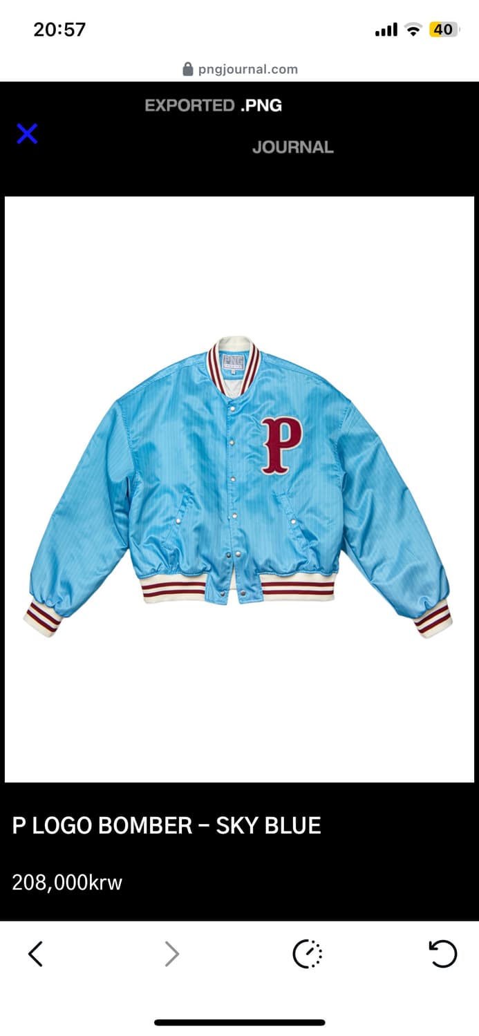 Png journal P 로고 봄버 상품이미지1