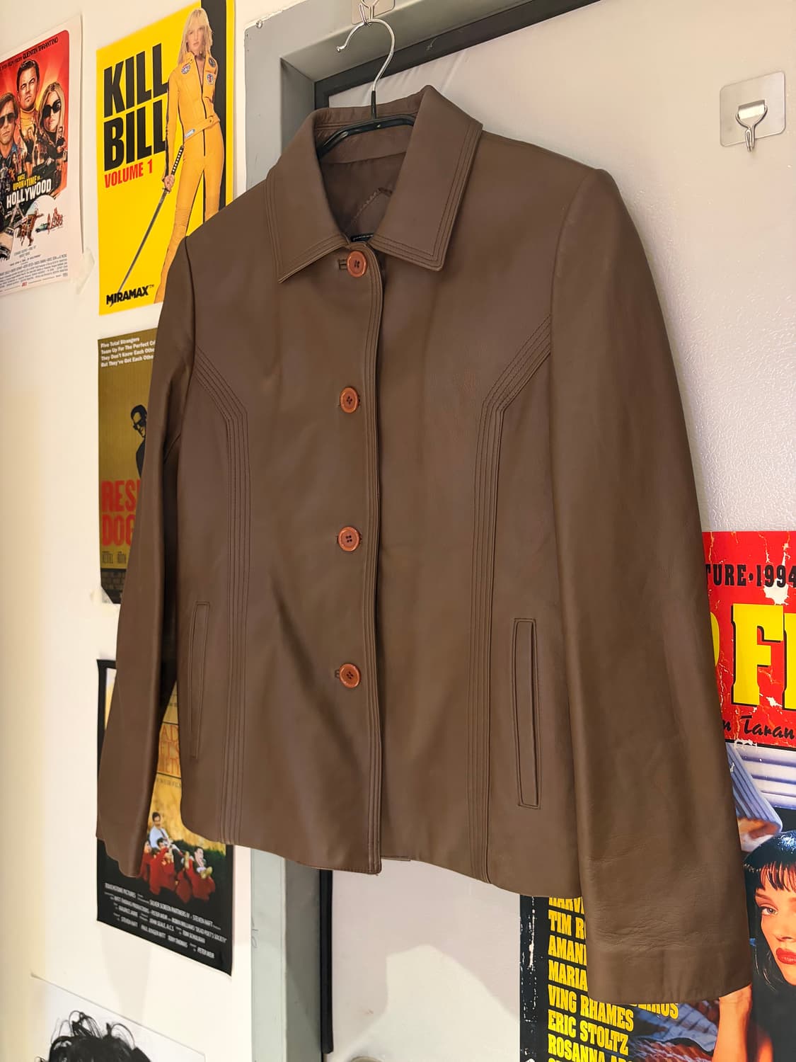 Razzio 양가죽 레더 셔츠자켓 상품이미지1