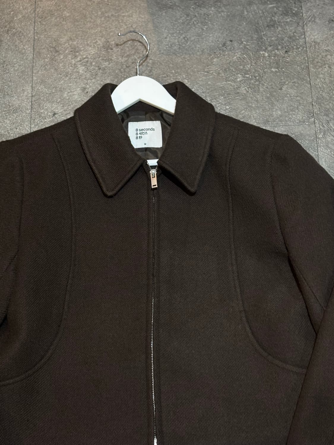 에잇세컨즈 울 라이크 트윌 자켓 M 상품이미지4