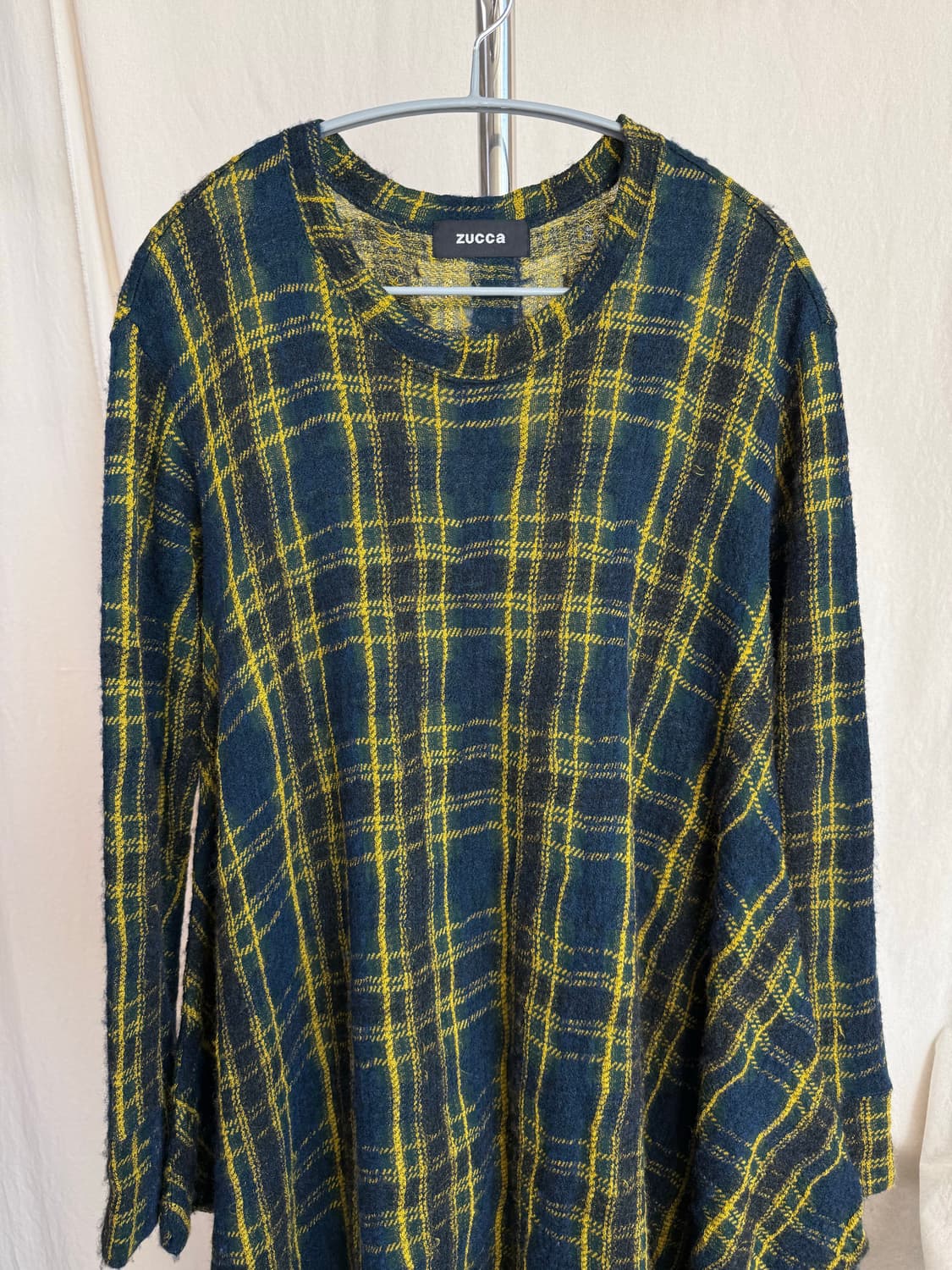 Zucca 체크 울 원피스 상품이미지5