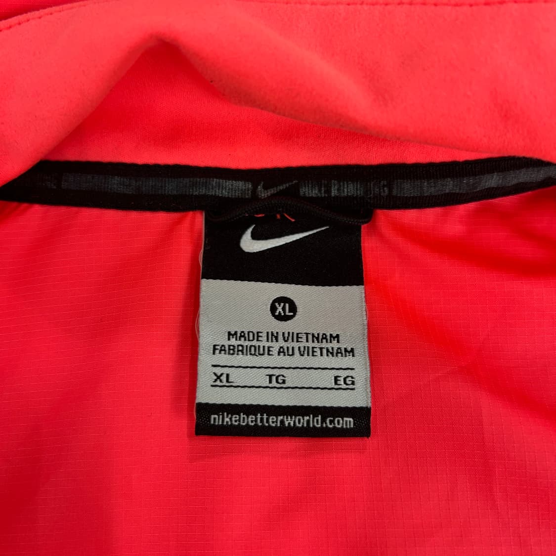 나이키 윈드러너 핑크/블랙 바람막이 후드 자켓 XL 상품이미지2