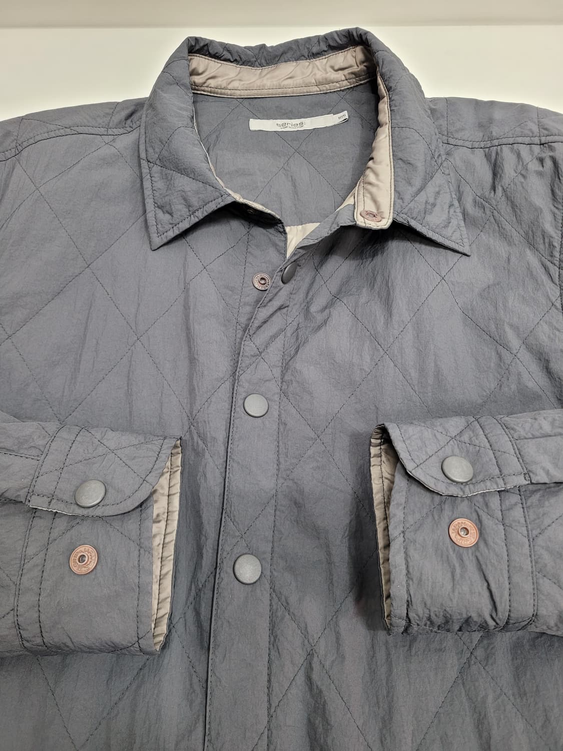 series 시리즈 셔츠형 퀼팅 점퍼 / 남 105 (추천 100)그레이 상품이미지5