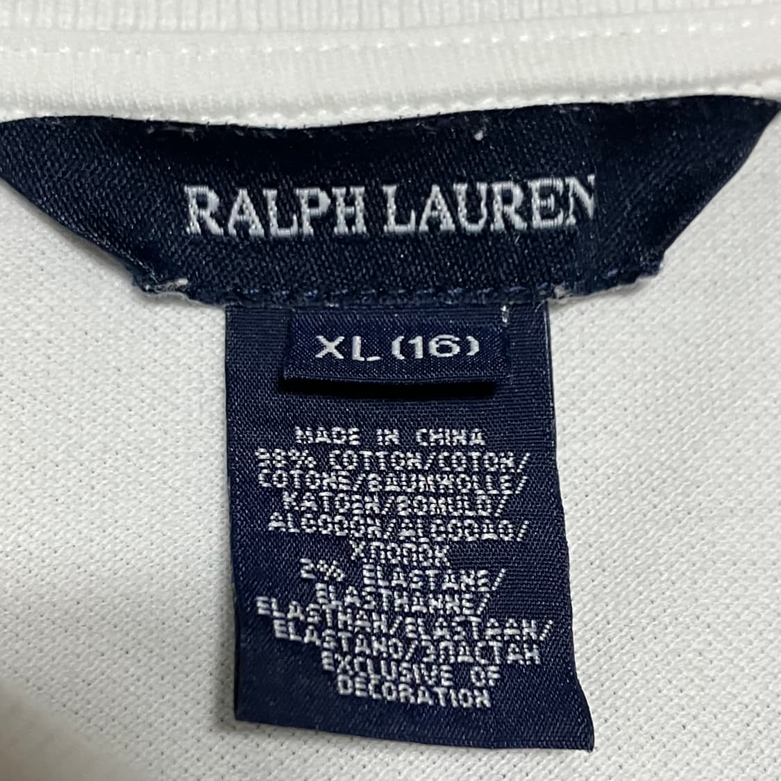 폴로 랄프로렌 걸즈 화이트 PK 카라티 상품이미지7