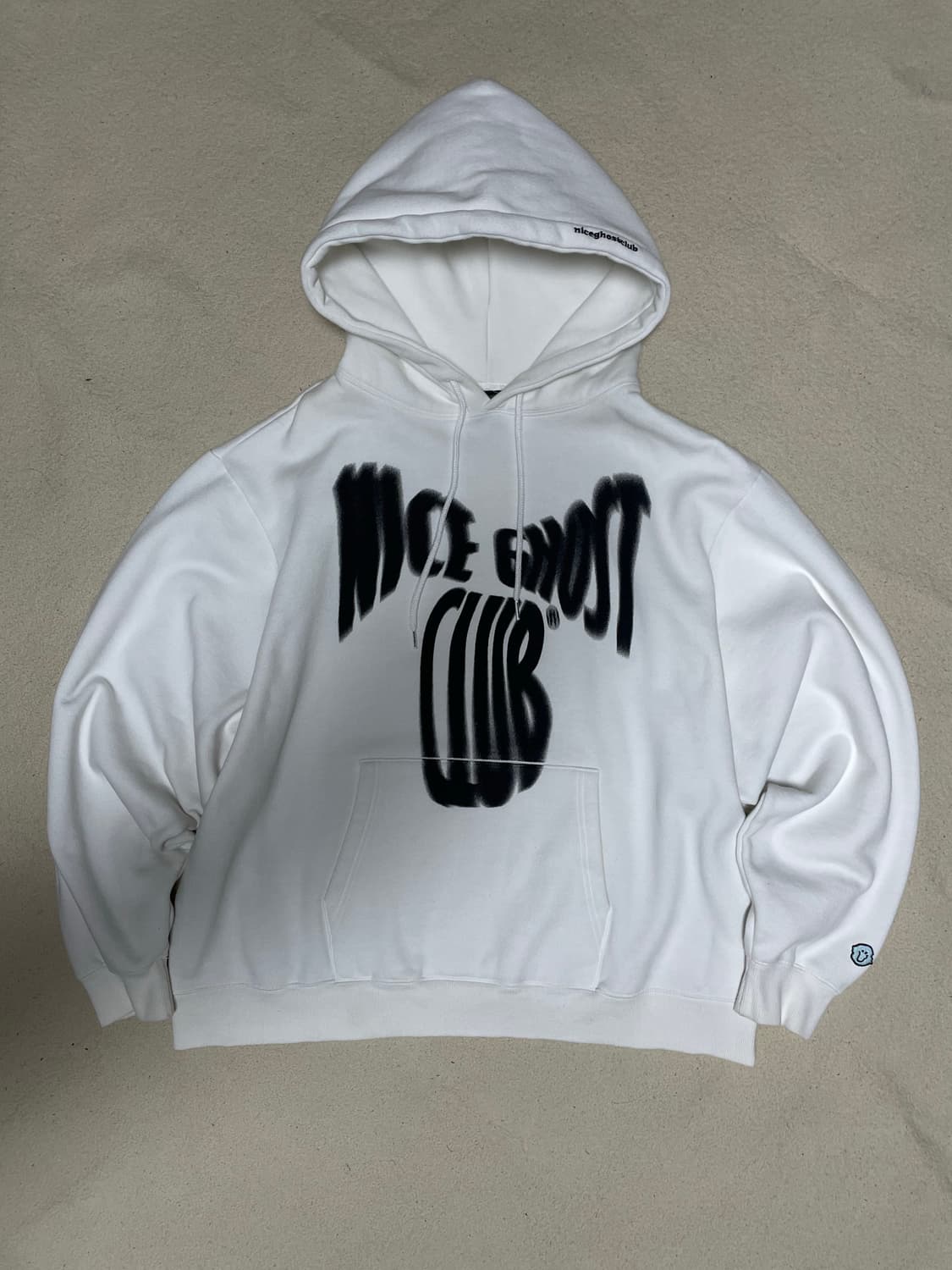 나이스고스트클럽 SCREAM LOGO 후드티 상품이미지1