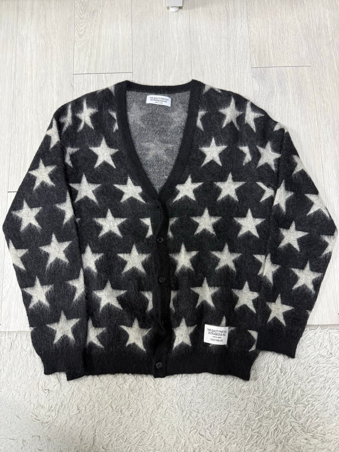 (XL)와코마리아 모헤어 가디건 상품이미지1