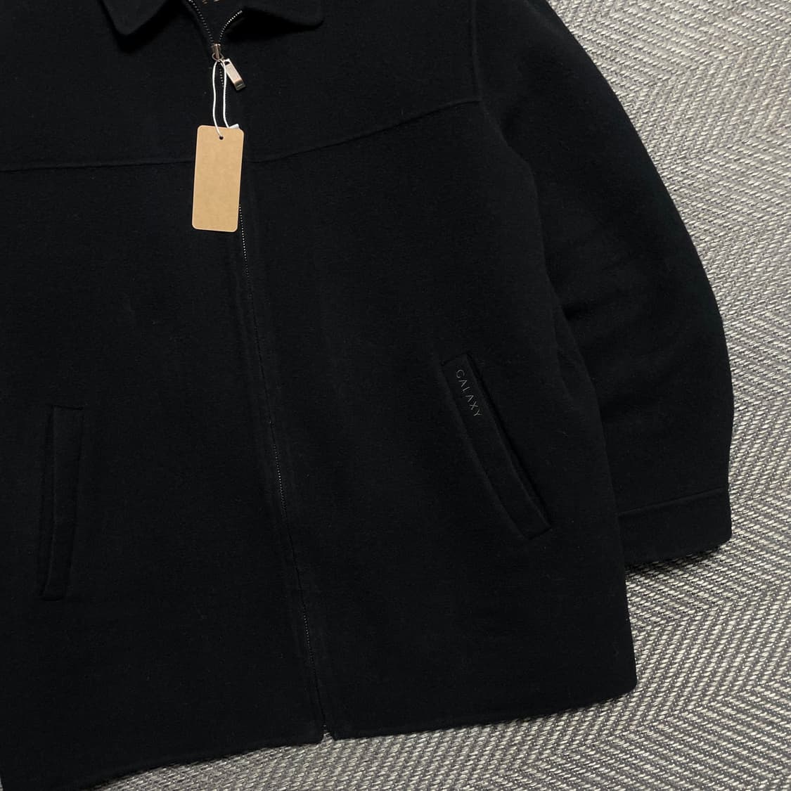 Galaxy 미니멀 울 캐시미어 혼방 베이직 블루종 자켓o 5211 상품이미지2