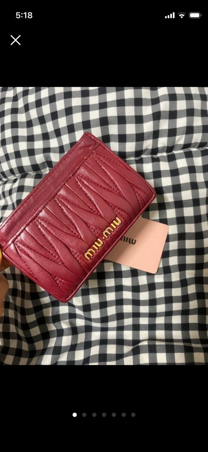 미우미우 카드지갑 카드홀더 상품이미지1