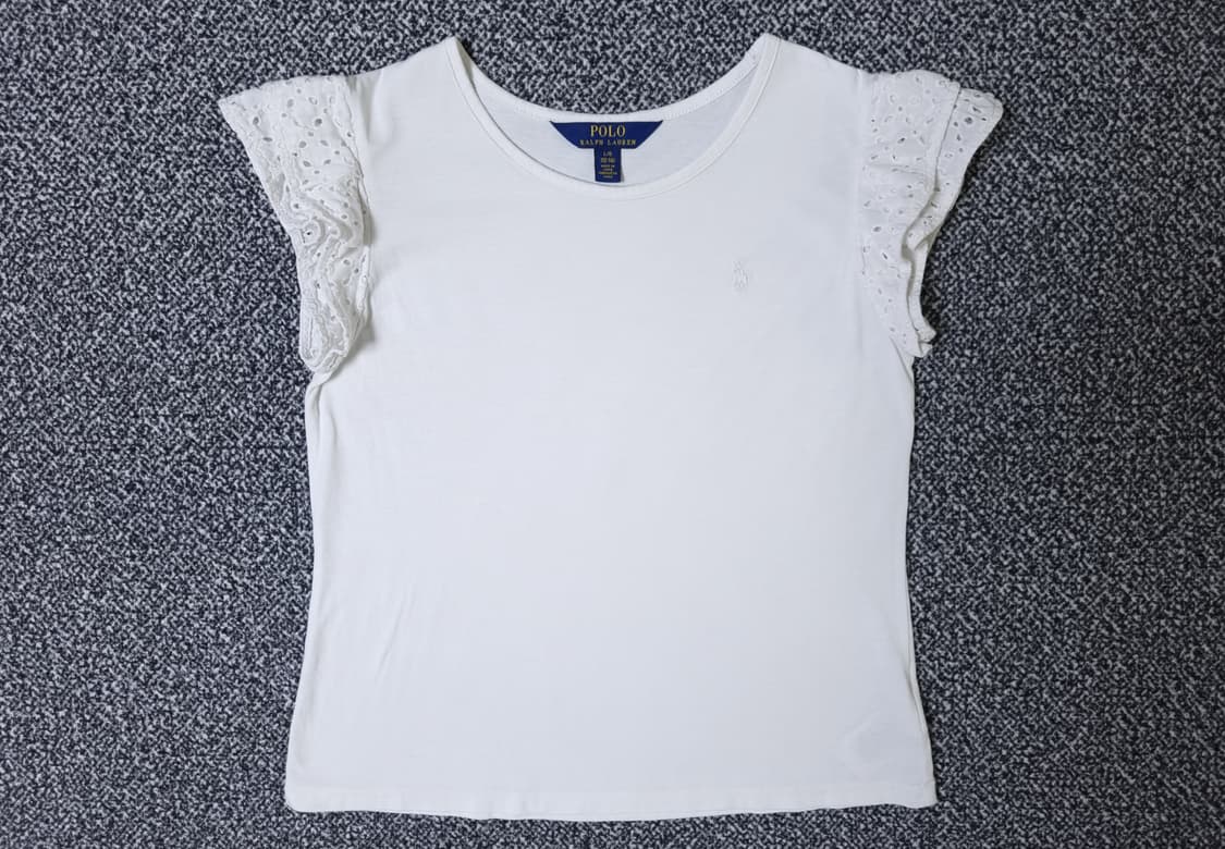 [무료배송][150]폴로 키즈 프릴 소매 반팔티 상품이미지1