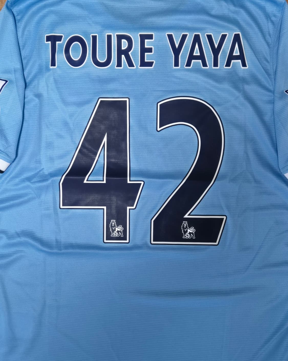 13-14 맨시티 홈 야야 투레 유니퐁 XL 레플리카 상품이미지7