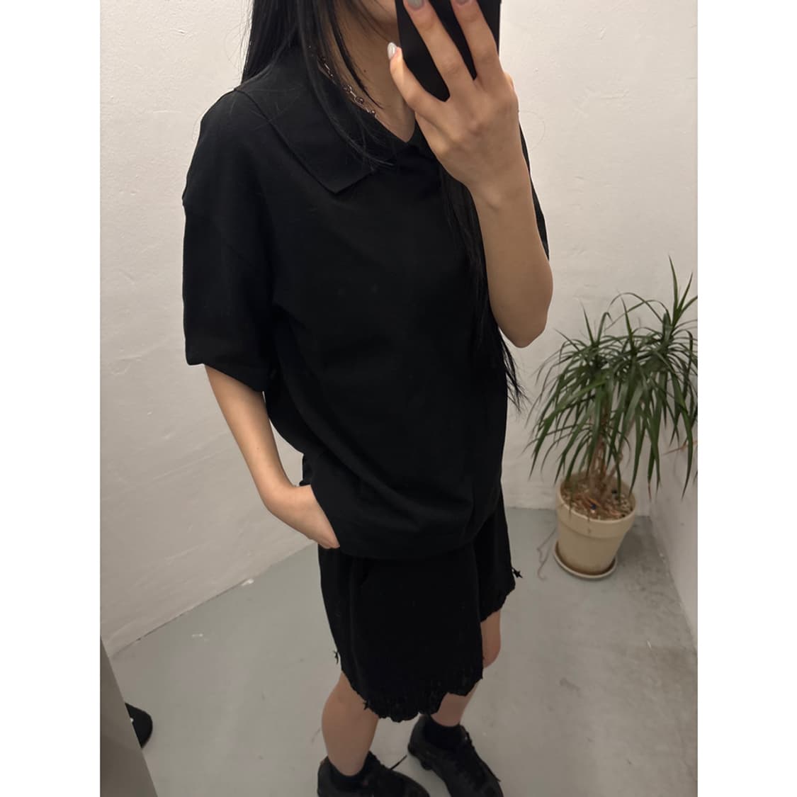 마가렛호웰 MARGARET HOWELL Collared Top 상품이미지4