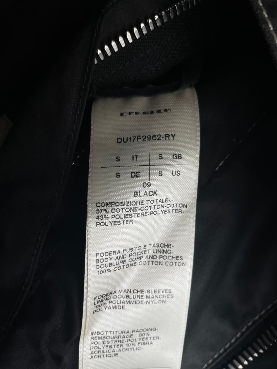 릭오웬스 17fw 다크쉐도우 피쉬테일 파카 상품이미지5