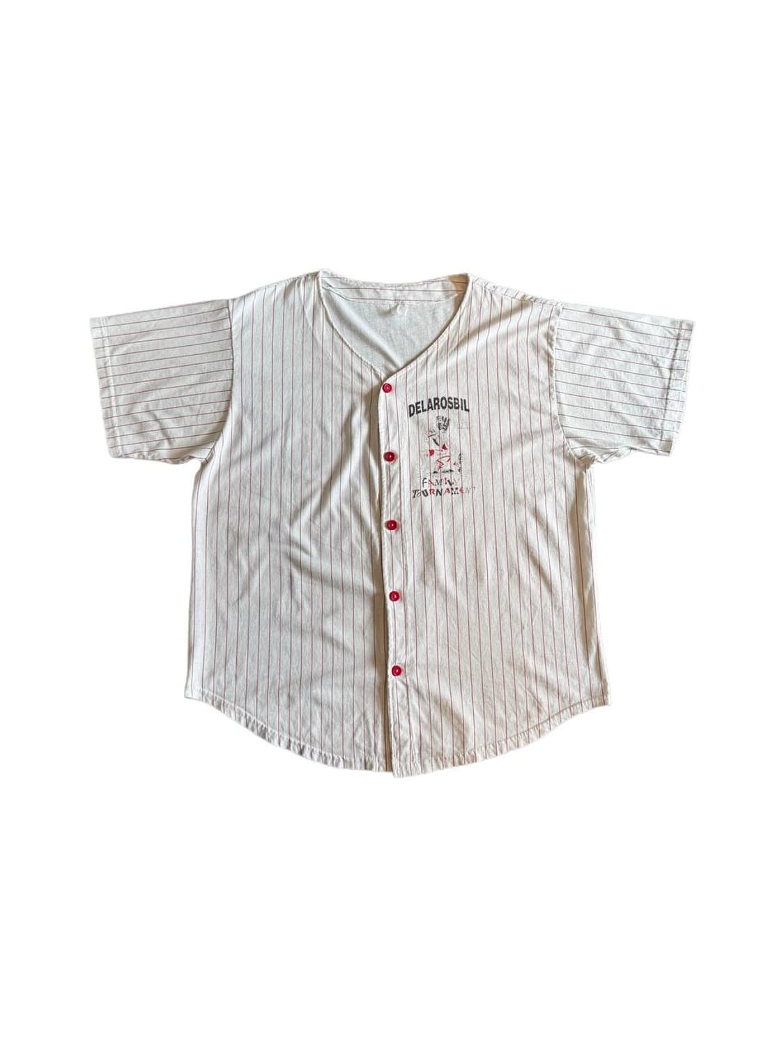 빈티지 베이스볼 반팔셔츠 상품이미지1