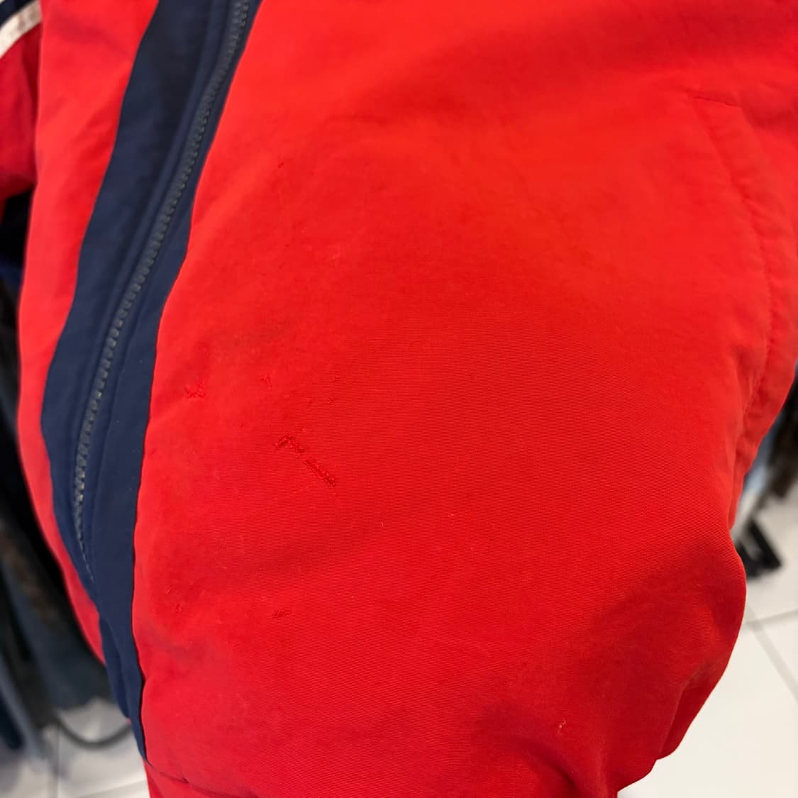 아디다스 올드스쿨 이너퀄팅 후드 배색 자켓 상품이미지6