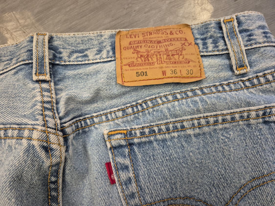 90s 리바이스 501 데님 팬츠 상품이미지4