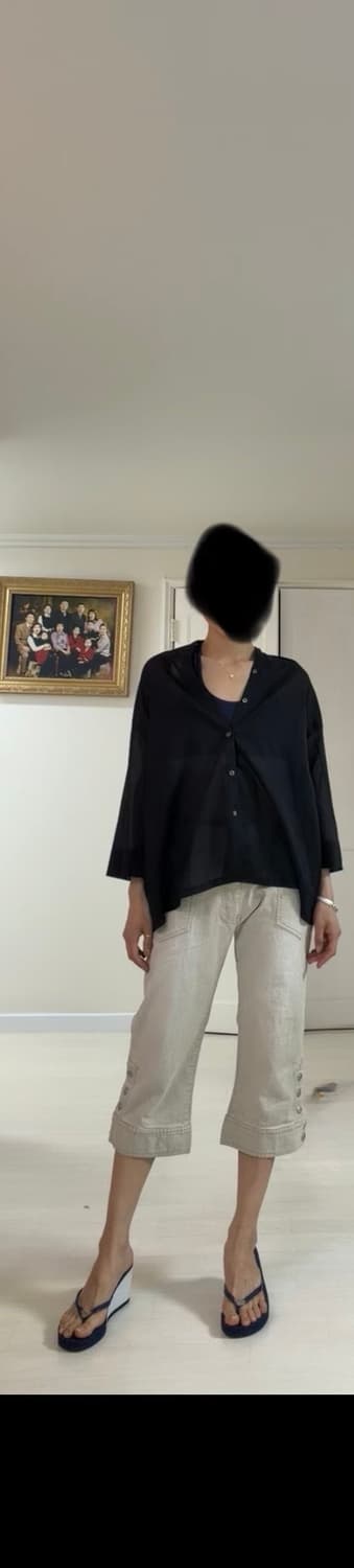 일본브랜드 카프리팬츠 27,28  상품이미지5