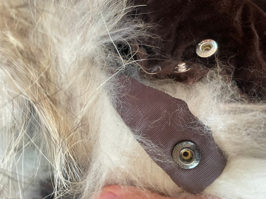 United arrows 유나이티드애로우즈 블루라벨 벨벳 덕다운 패딩 상품이미지7