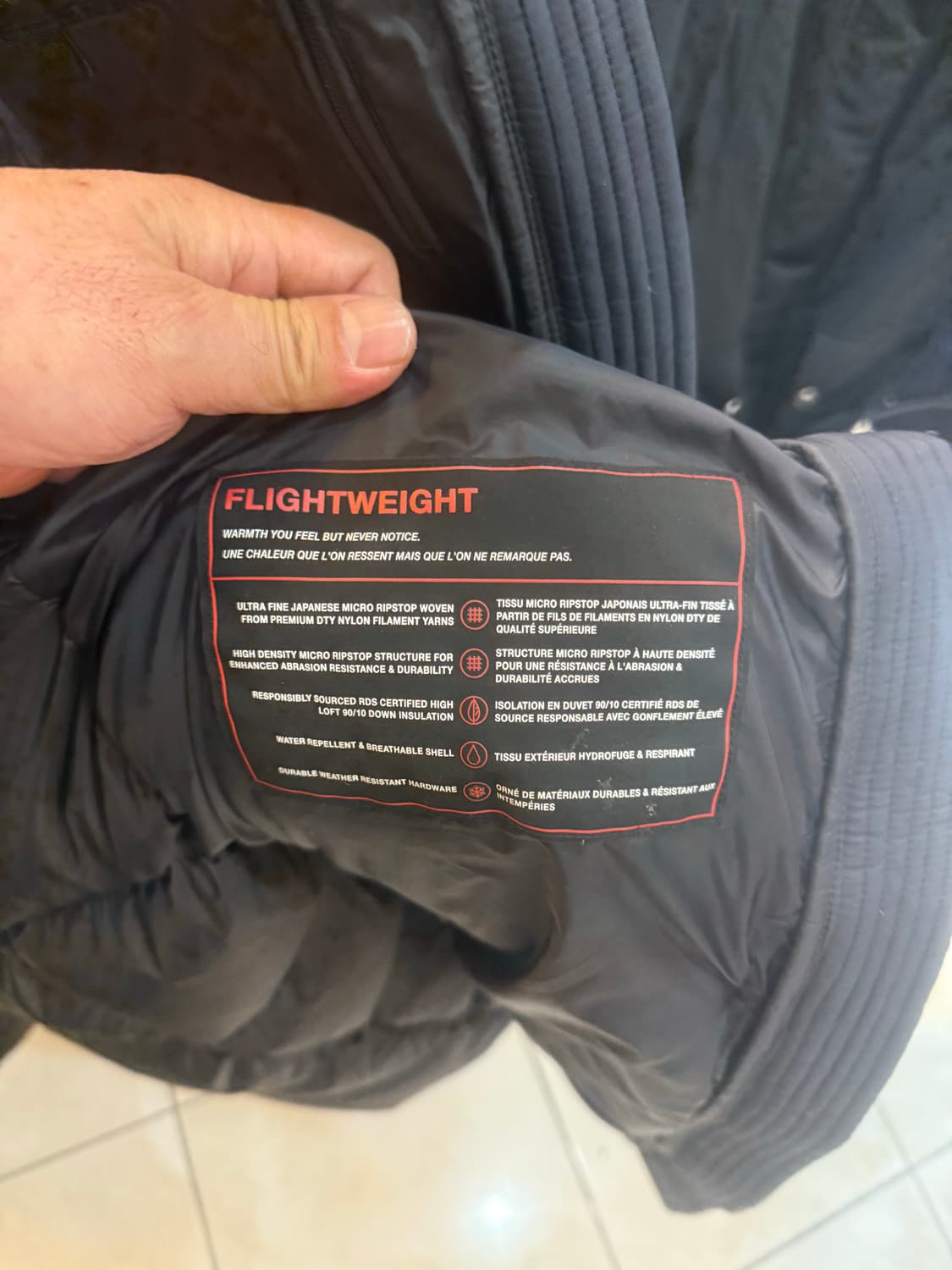 55-66/22fw 정품 무스너클 조카다 롱 패딩 팝니다 상품이미지5