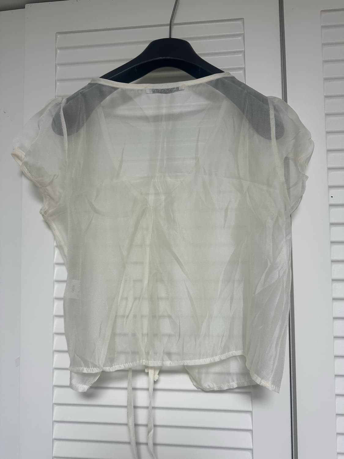 르보네어 메쉬 블라우스 상품이미지2