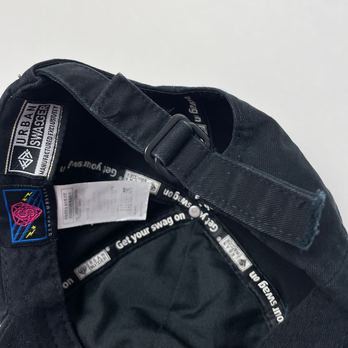 USWG 어반스웨거 하트 스케이트보드 야구 볼캡 모자 블랙 상품이미지4