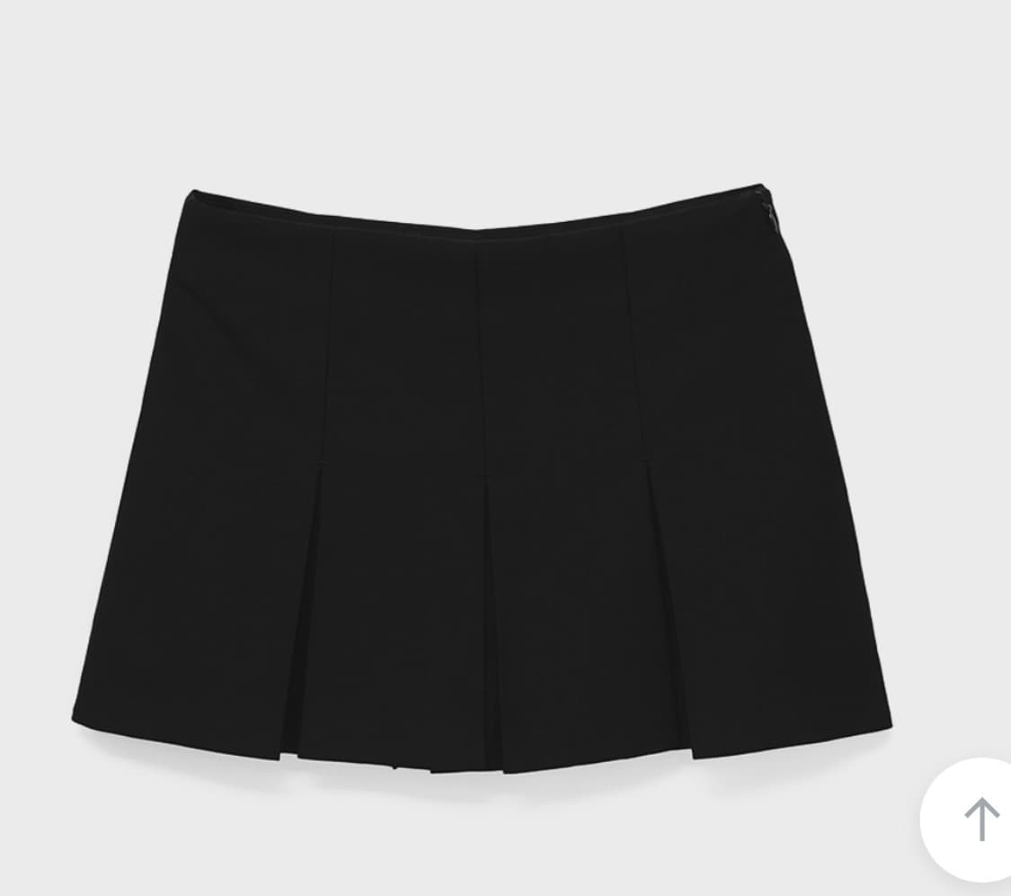 블랙업 알던 플리츠 스커트 팬츠 블랙 S 상품이미지2