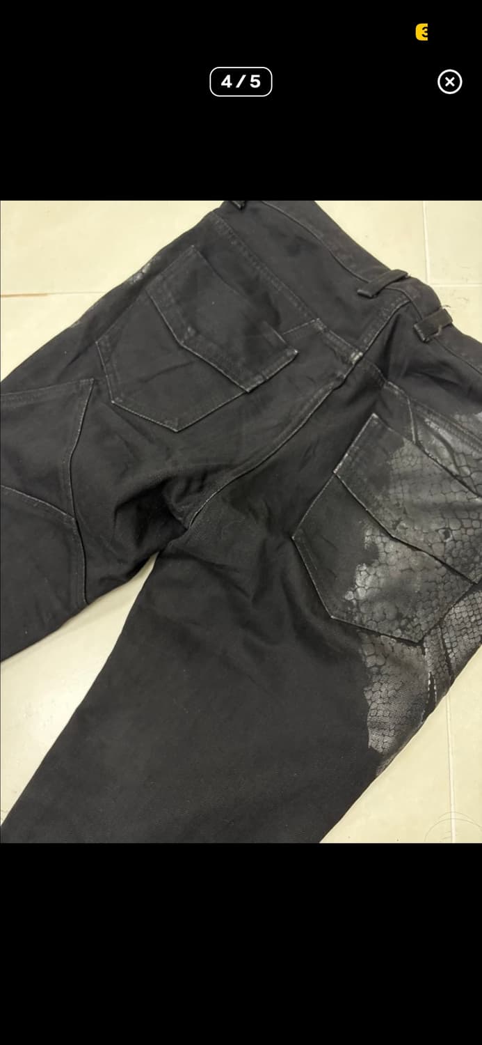 Tonado Mart Boots python cut jean 상품이미지4