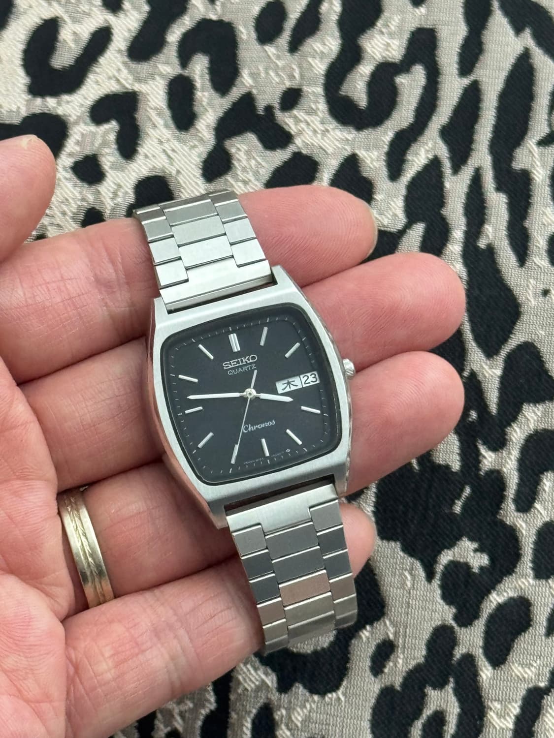 80s 빈티지 세이코 크로노스 쿼츠 상품이미지8