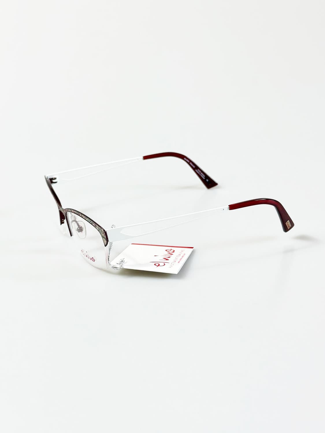 스페인제 EL NINO 반무테 메탈 캣아이 빈티지 안경 상품이미지3