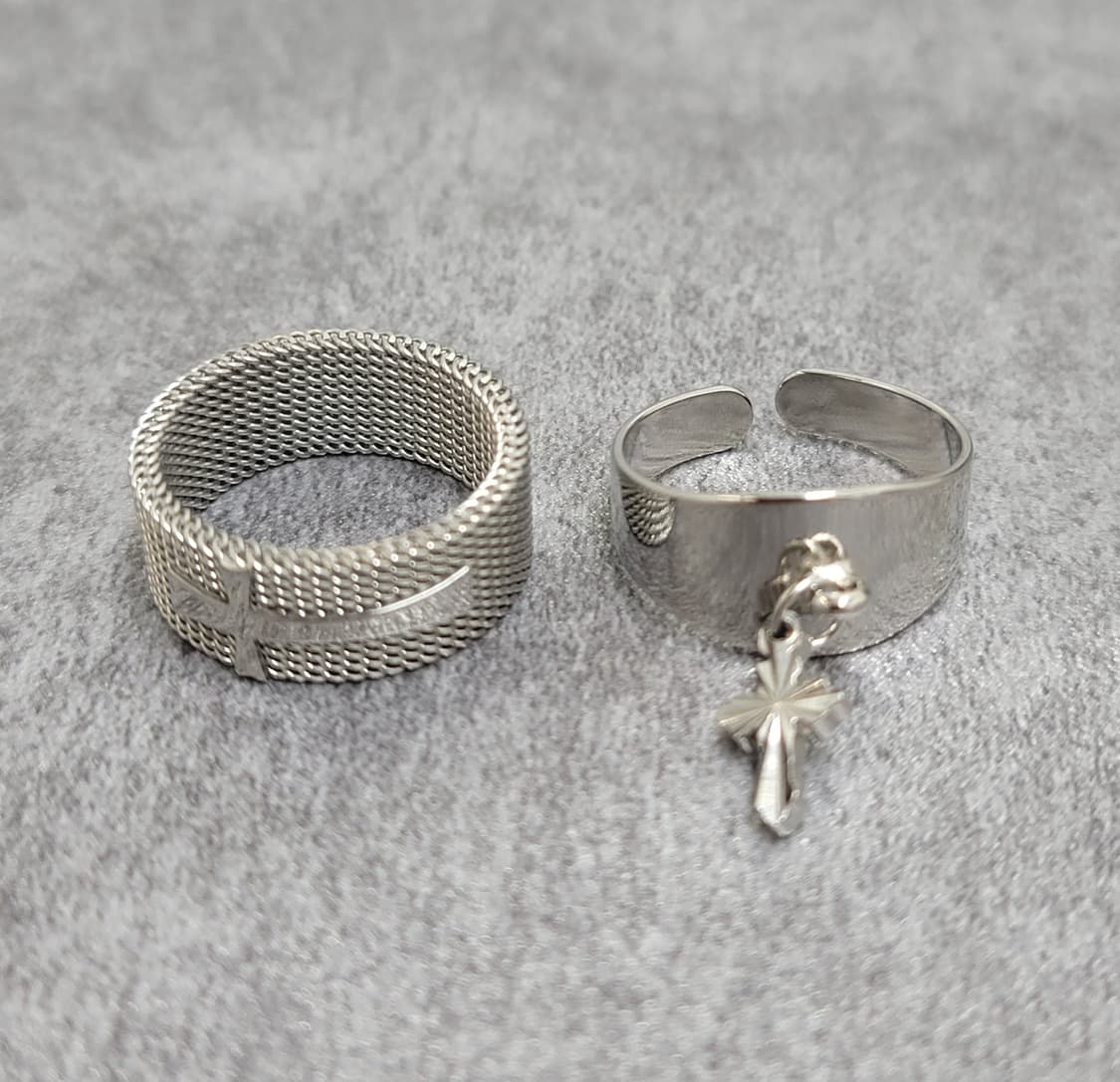 cross ring set 상품이미지2