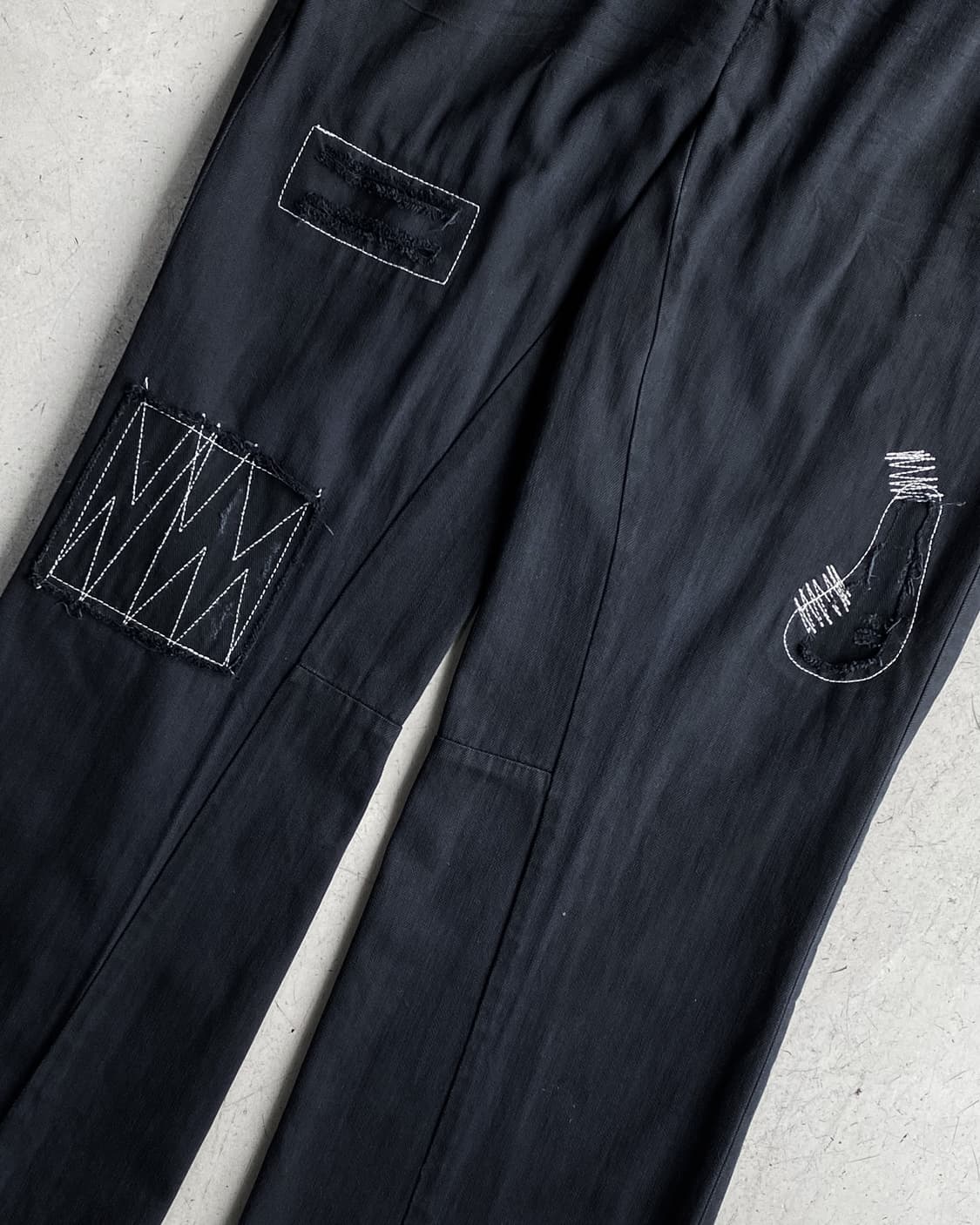 푸부 데미지드 디테일 데님 팬츠 상품이미지5