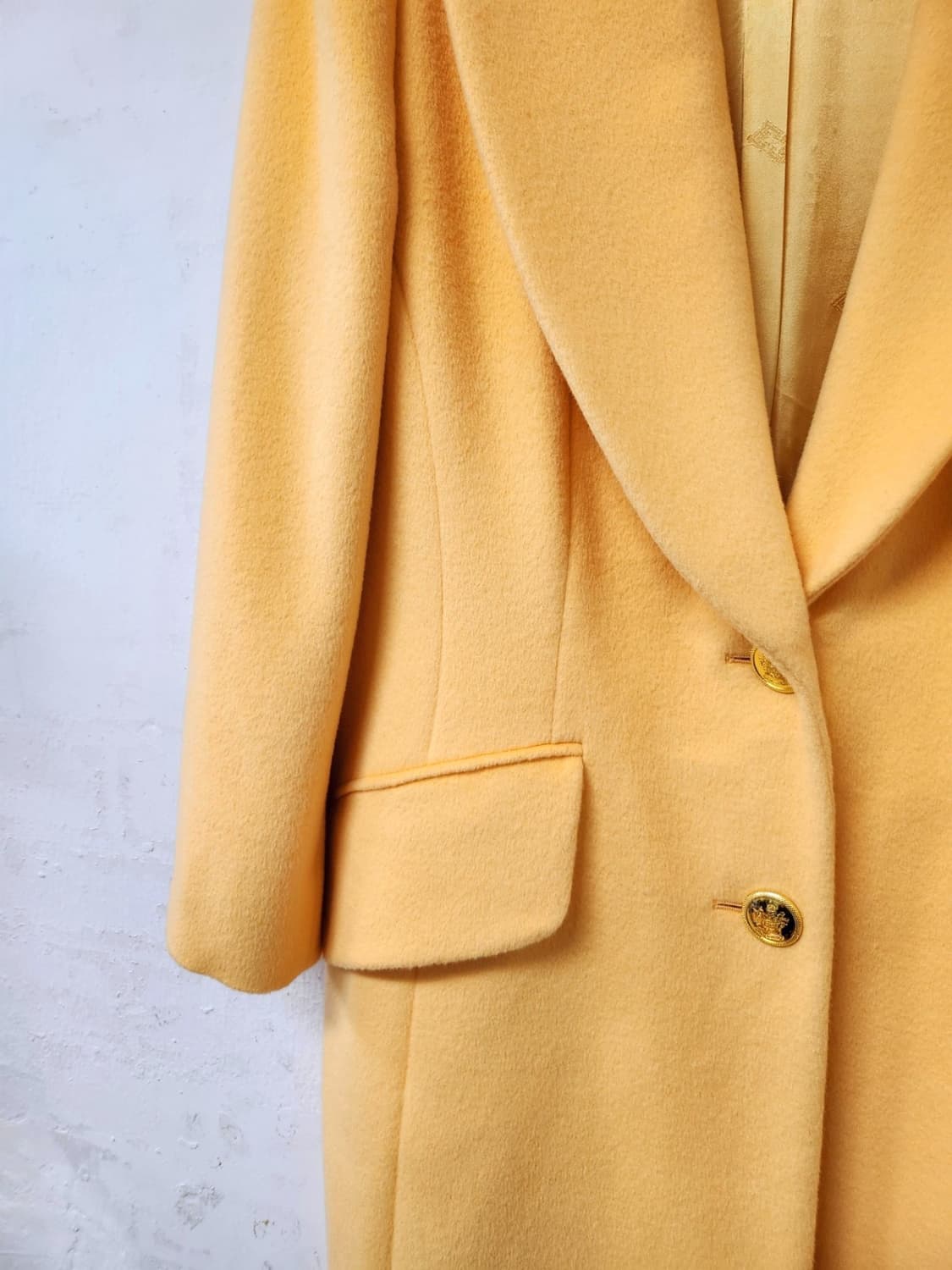 Escada 옐로우 울코트 상품이미지3